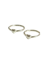 No matter heart ring (silver) *1PCS