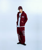 AB STANCE SWEAT PANTS (BURGUNDY)