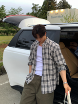 Land Y Summer Overfit Check Shirt