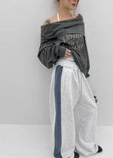 [MADE] Wirano Color-Block Wide Banded Pants
