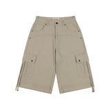 CROSS POCKET BERMUDA PANTS (BEIGE) F25ZD975