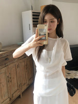 Atelier halter blouse
