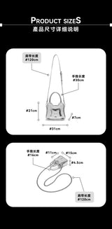 ミニ“シブラ” Y2k ミラーハンドバッグ