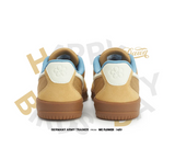 Happy Birds Day Retro German Training Shoes - BROWN