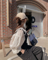 Renpo frill blouse