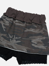 CAMO SKIRT-PANTS