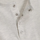 Kane Henley Neck Cotton Long Sleeve Tee
