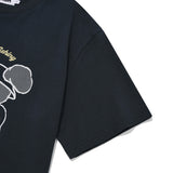フィッシングウィティーバニーグラフィックルーズフィットTシャツ [NAVY]