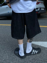 デニムバルーンハーフパンツ 2C