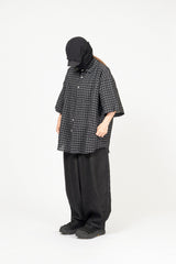 Mori チェック半袖シャツ