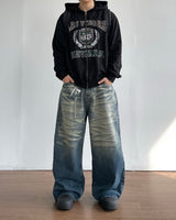 Fair Cat Washing Denim Pants