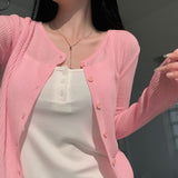 [BELLIDE MADE] FRUIT LINEN CARDIGAN