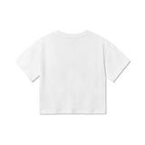 VA 3D Logo Crop T-Shirts / White