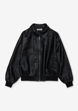 [Premium Limited][SEMADE] セイントクラックレザーボンバージャケット