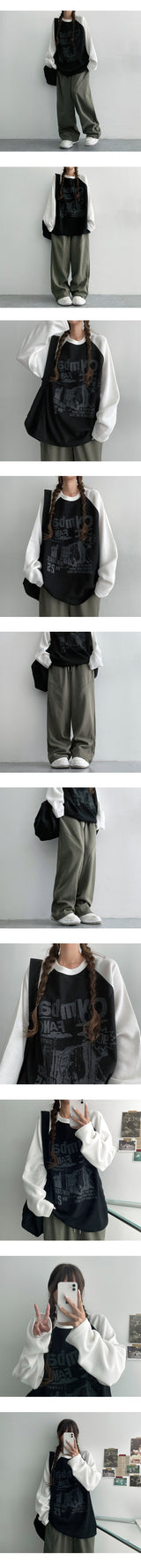 MUFF ニットロングスリーブTシャツ（3色）