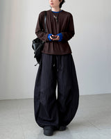 Temperature Stripe Balloon Denim