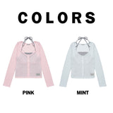 Halter Button T-Shirt (Pink)
