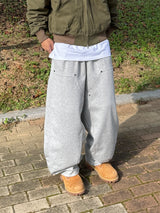 バルーンダブルニースウェットパンツ