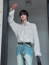 Ader Mohair Crop Shirt