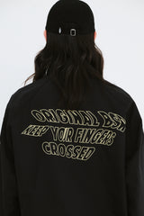 LIGHT WEIGHT WP TRACK JACKET BLACK