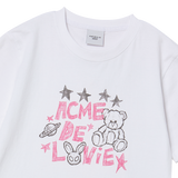 25SS UNIVERSE DRAWING SHORT SLEEVE T-SHIRT WHITE