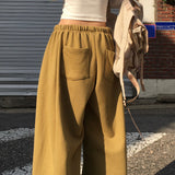 [BELLIDE MADE] スリットラインワイドトレーニングパンツ