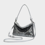 Metallic Sequin Hobo Shoulder Party Bag