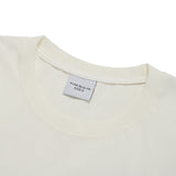 24FW CHAIN EMBOSSING SCRIPT PRINTING SHORT SLEEVE T-SHIRT CREAM