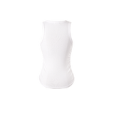 ソフトスリムハルターネックノースリーブトップ[White]
