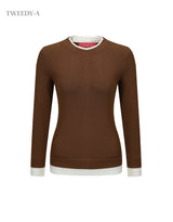 Basic Layered Wool Knit Long Sleeve Top 4 Colors