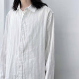 Sheer Stripe Relaxed Shirt