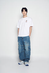 25SS TANNING OPANCHU USAGI BASIC LOGO SHORT SLEEVE T-SHIRT WHITE