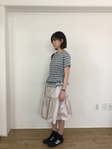 metallic frill skirt (3color)