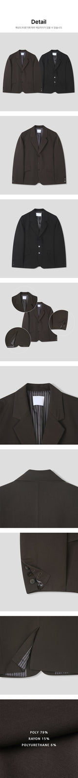 [Unisex] スエードリニングブレザー(2color)