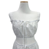  Garden Ethnic Lace Bustier & Long Maxi Skirt 2PCS SET (Ivory)