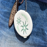 BORN IN CODE NTP-4 Coin Wallet Keyring (White)
