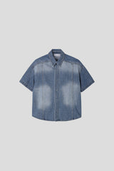 MG323 Pinter Crop Denim Shirt (2 colors)