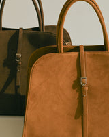 BLANC LARGE SUEDE CAMEL