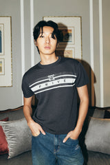 DVRK プリヴェバーロゴボクシーニッティドTシャツ - GREY