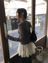 カボラップビスチェボーダーTシャツ