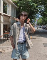 Derryan Linen Short Sleeve Shirt