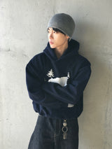 Polar Bear Fleece Dye Hoodie 3C