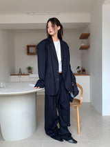 PAPERMOON PIN STRIPE BLAZER JACKET