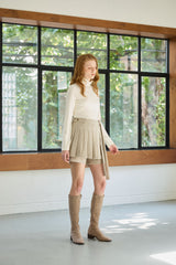 CLASSIC WOOL TURTLENECK TOP / IVORY