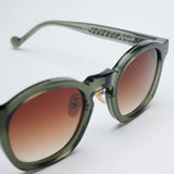Vatic Vintage Optical Otosan Olive green-framed gradient tea lens