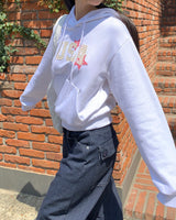 Sufi USA Star Patch Long Sleeve Hooded T-shir