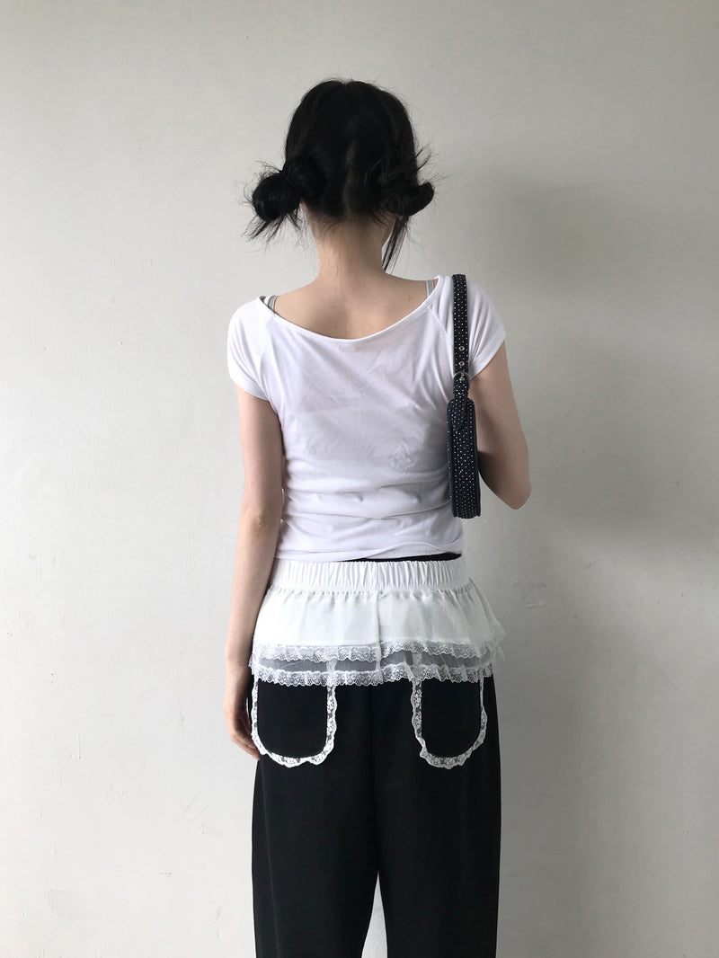 マイクロレーススカート