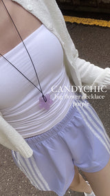 ビッグフラワーネックレス