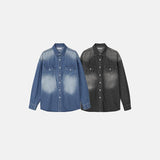 ASCLO Western Brush Denim Shirt (2color)
