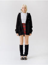 BLACKBUNNY BACK HOODIE ZIP-UP